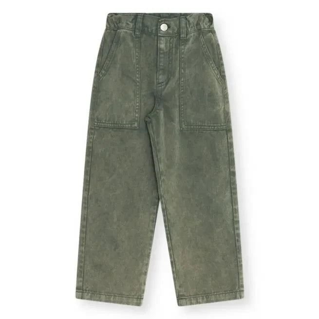 the new society - Jeans holgados con bolsillos | Tejido vaquero