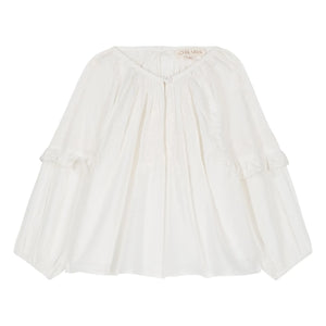 Louise Misha - Blusa Irisa de algodón orgánico | Blanco