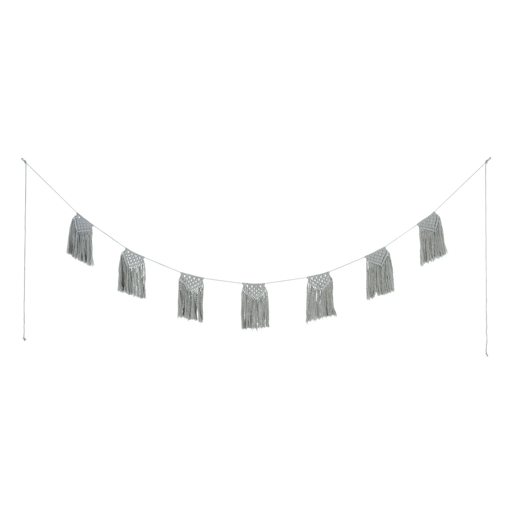 Numero 74 - Guirnalda de macramé | Plata S034