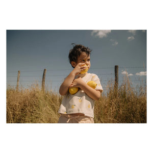 Studio Bohème - Camiseta de algodón orgánico Essential Lemons | Crudo