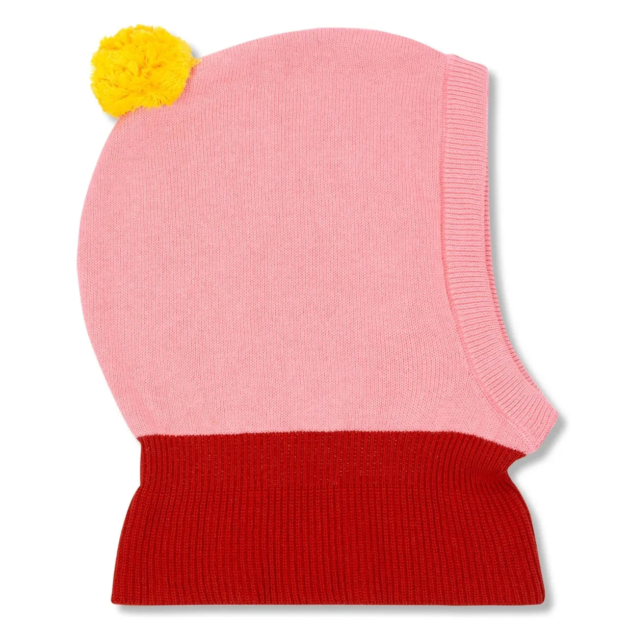 Wynken - Balaclava con pompón | Rosa