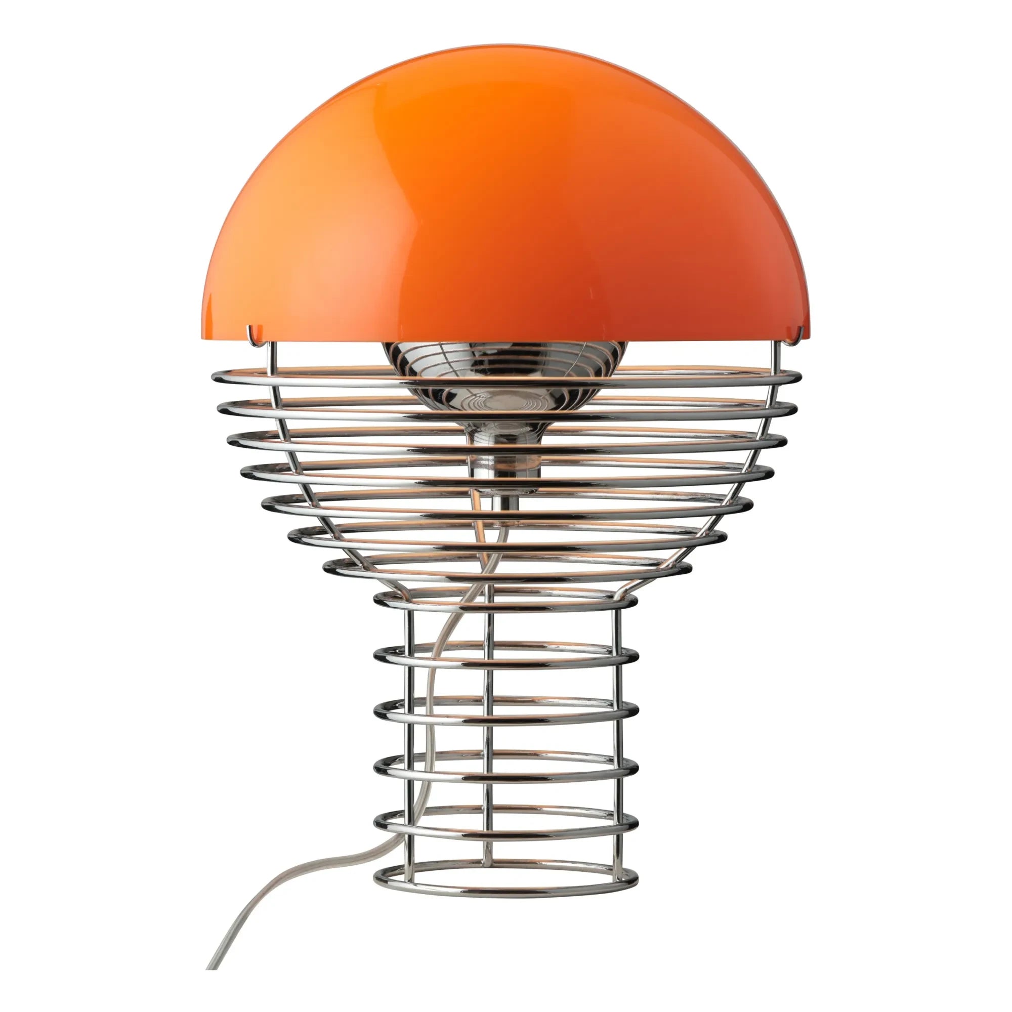 Verpan - Lámpara de mesa Wire - Verner Panton | Naranja