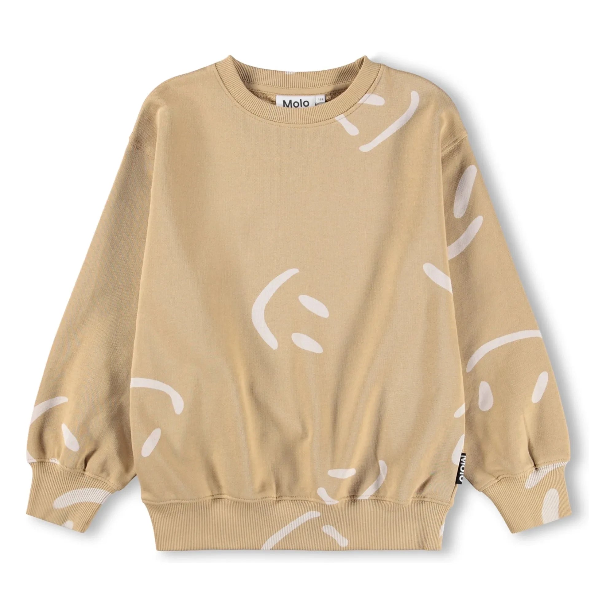 Sudadera Molo - Monti Smiles de algodón orgánico | Beige