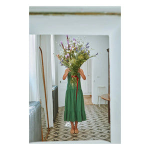 Poudre Organic - Vestido Celosie | Verde bosque