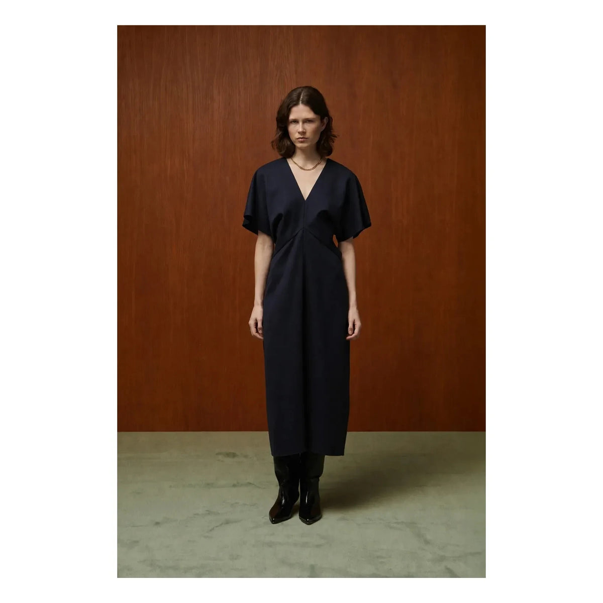 BELLEPIECE - Vestido Madson de Lana | Azul marino