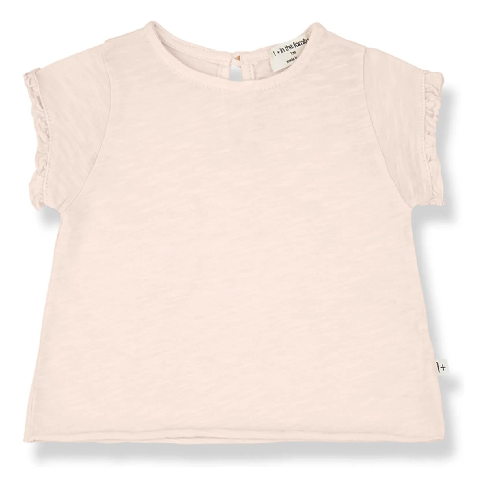 1+ en la familia - Camiseta Esparta Chiné | Rosa beige
