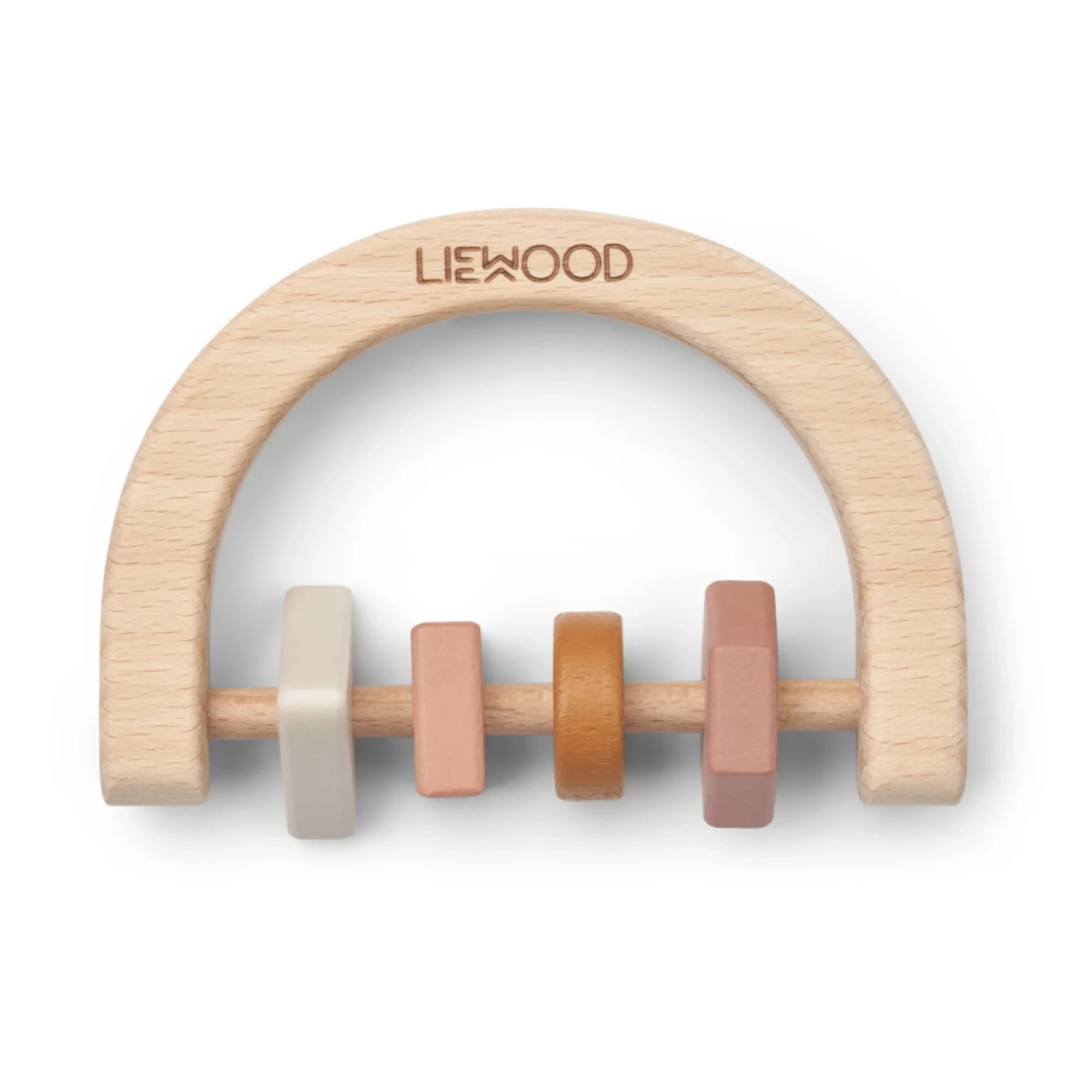 Liewood - Mordedor de anillo Bryn | Rosado oscuro mezcla múltiple