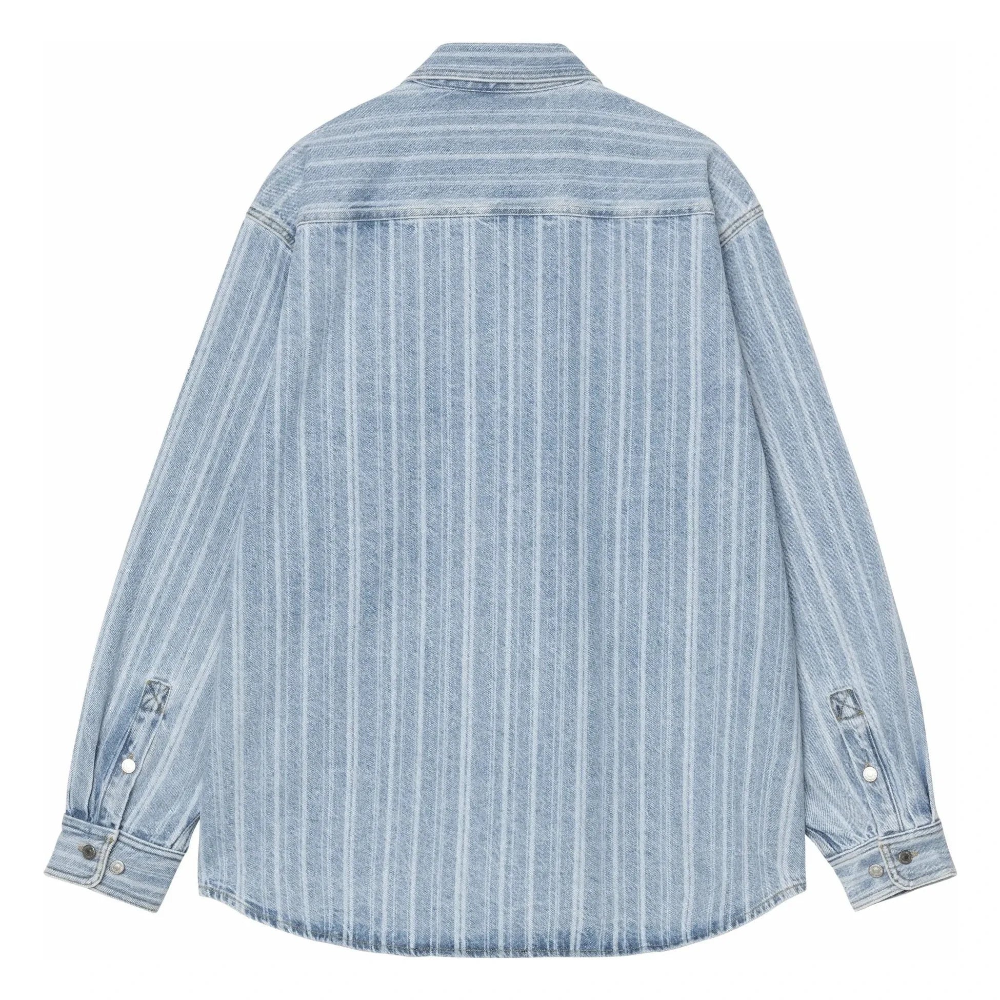 Carhartt WIP - Rylan Hampton Camisa a rayas | Vaquero claro