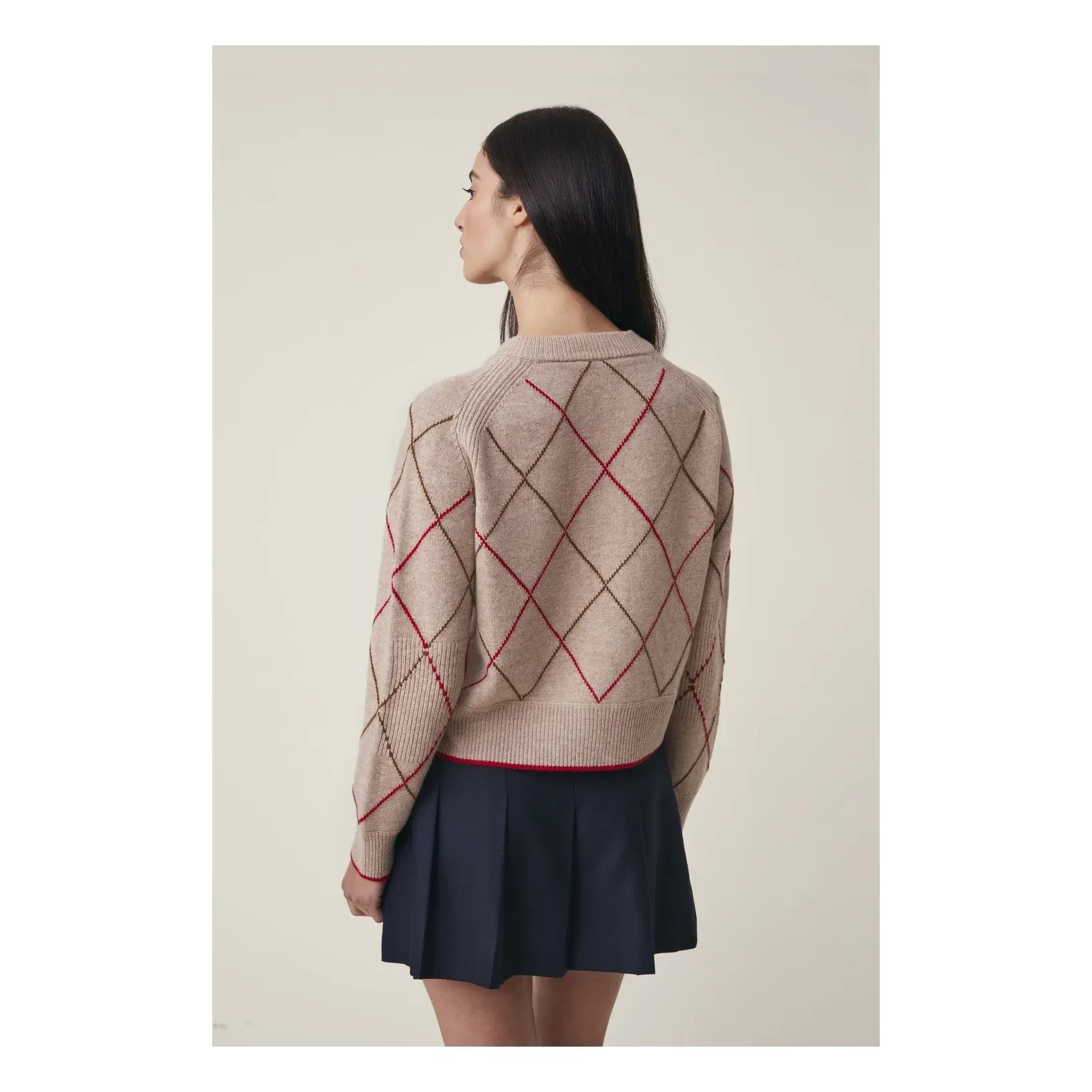 Moismont - Cárdigan Auguste n.º 233, lana merino | Rosa
