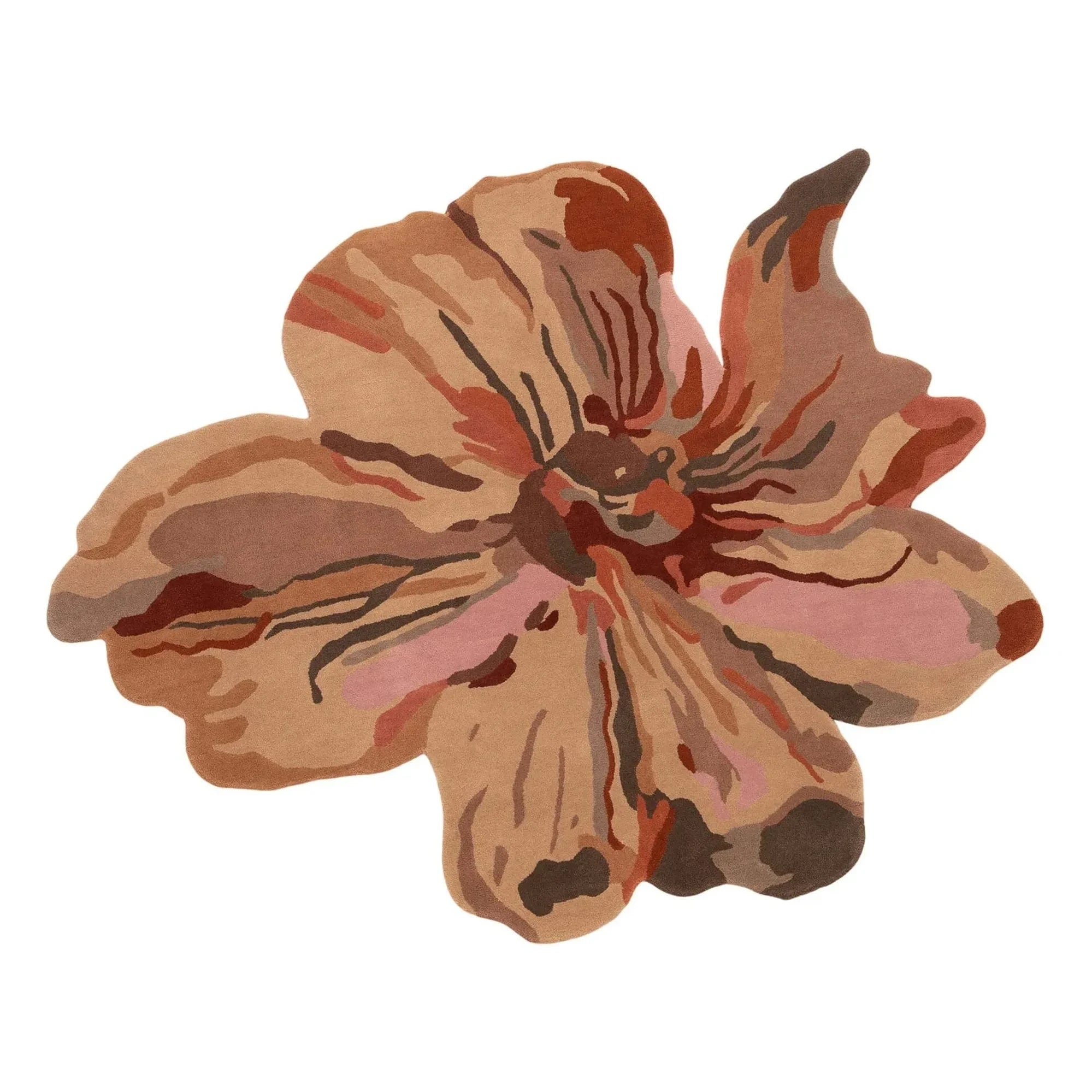 Nanimarquina - Alfombra Flora Bloom 3 | Teja