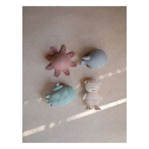 Mushie - Juguetes de baño de animales marinos - Set de 4