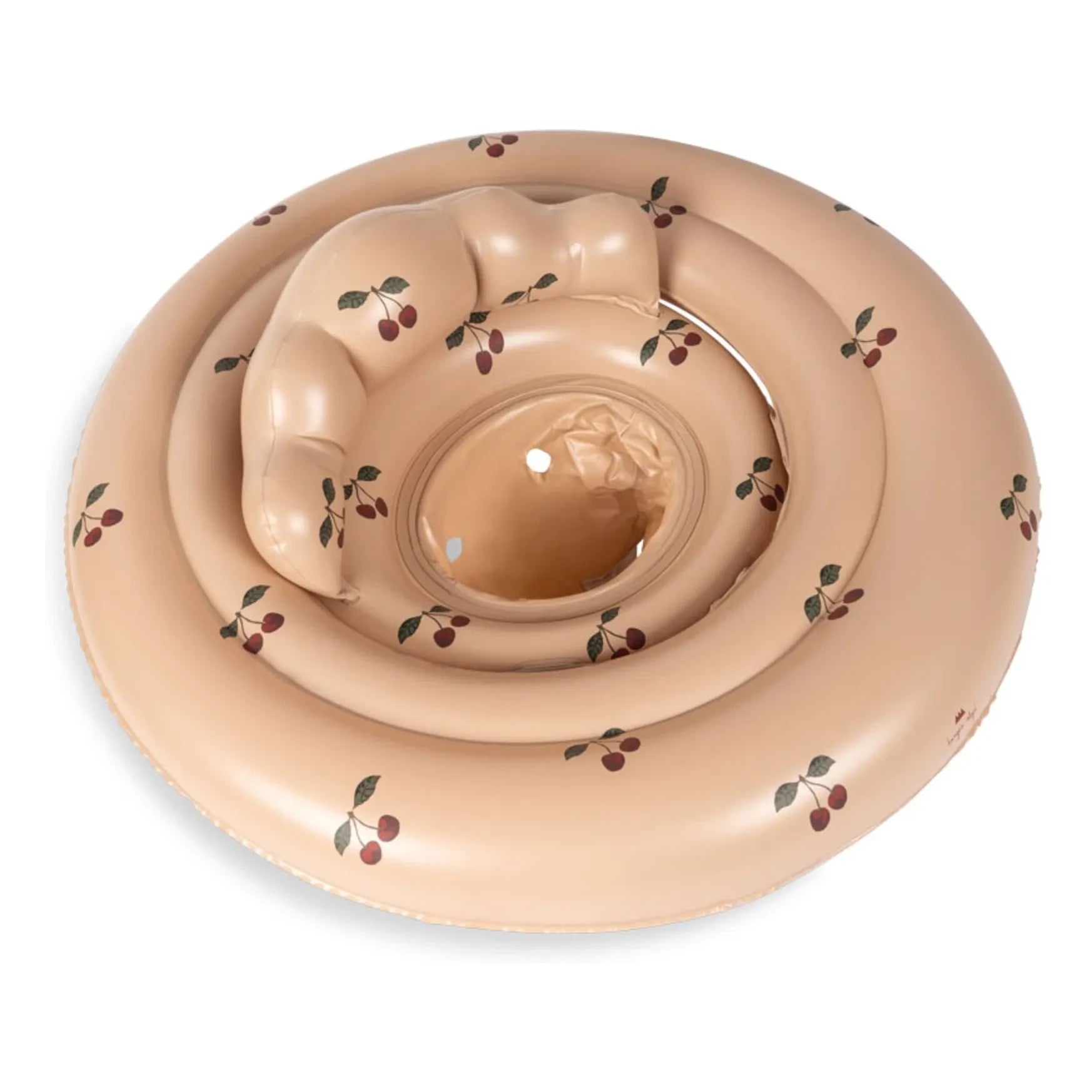 Konges Sløjd - Flotador de bebé hinchable con diseño de cerezas | Blush