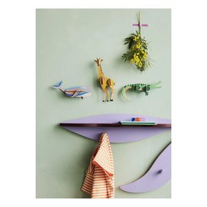 Studio Roof - Decoración de pared de cocodrilo | Verde
