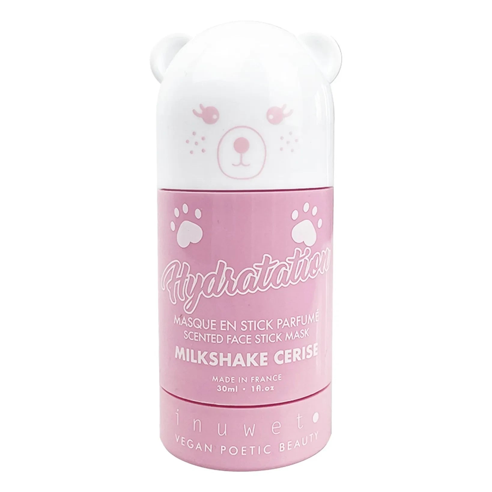 Inuwet - Milshake Cerise mascarilla hidratante de arcilla en barra