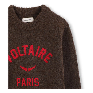 Zadig & Voltaire - Jersey de lana Voltaire Paris | Marrón