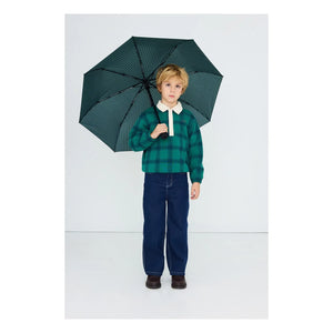 Tinycottons - Polo de algodón orgánico a cuadros | Verde