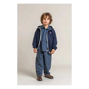 Flotte - Cortavientos impermeable Bastille Fibra Reciclada | Azul Oscuro