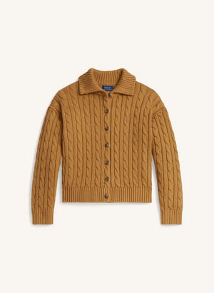 Ralph Lauren - Örgü hırka | Camel