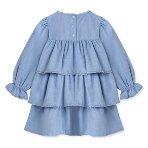 Fliink - Vestido con Volantes Connie | Azul