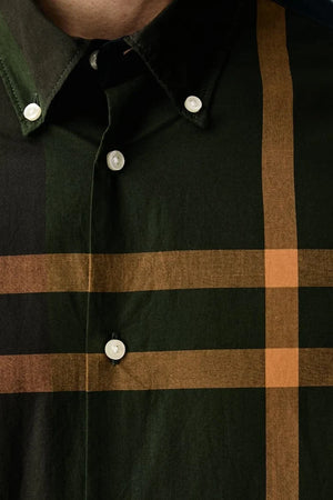 Camisa de algodón Barbour para hombre