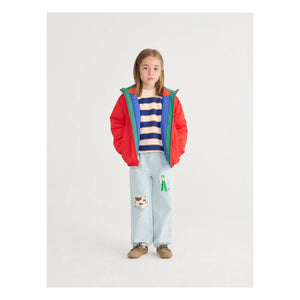 Bobo Choses - Jersey de algodón orgánico a rayas | Beige jaspeado