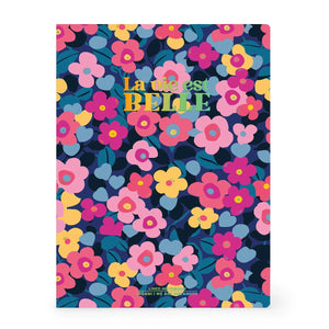 Legami - Resimli Sert Kapaklı Çizgili B5 Defter - Çiçekler