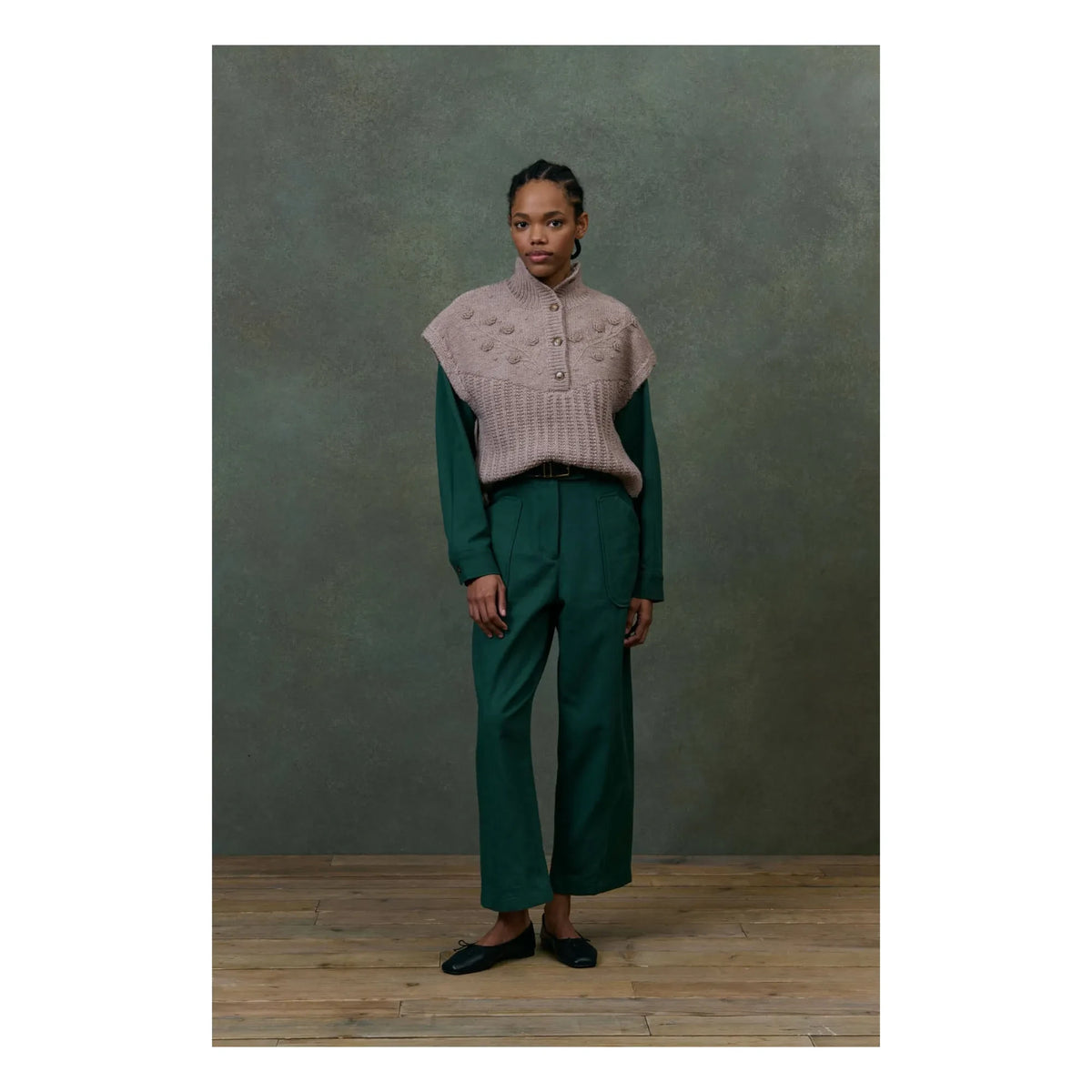 Louise Misha - Jersey sin hombros - Colección de mujer | Beige