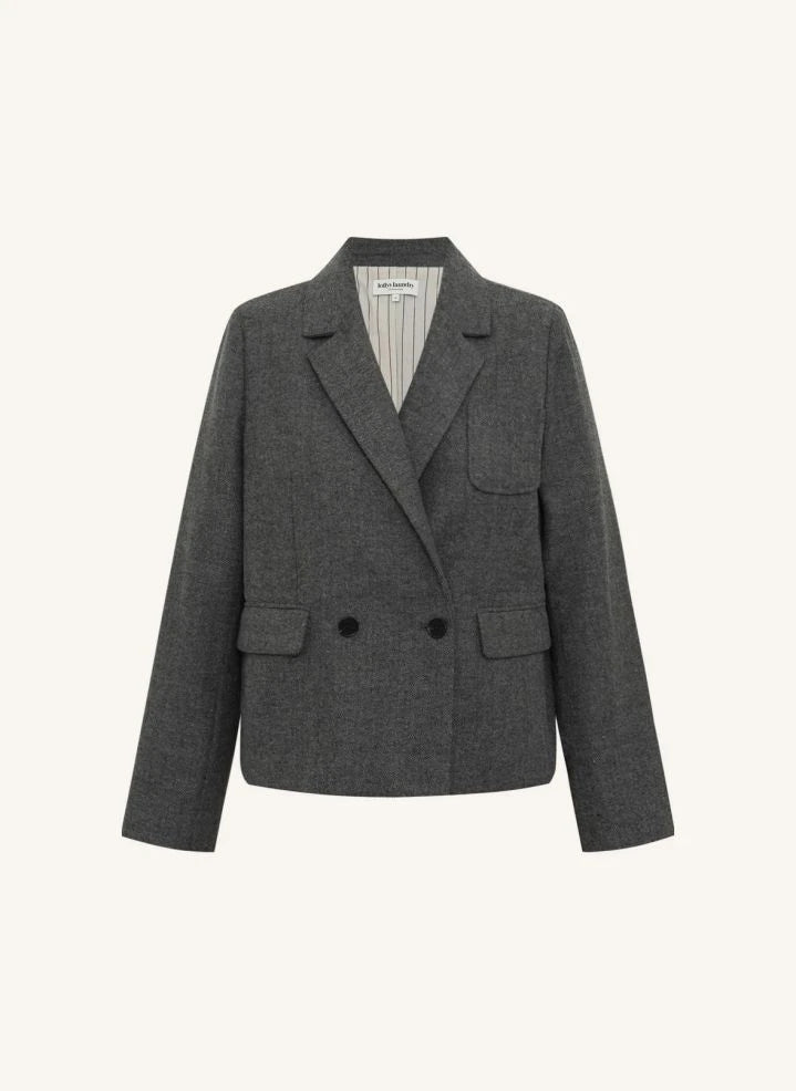 Lollys Laundry - Blazer Antonella de lana | Gris