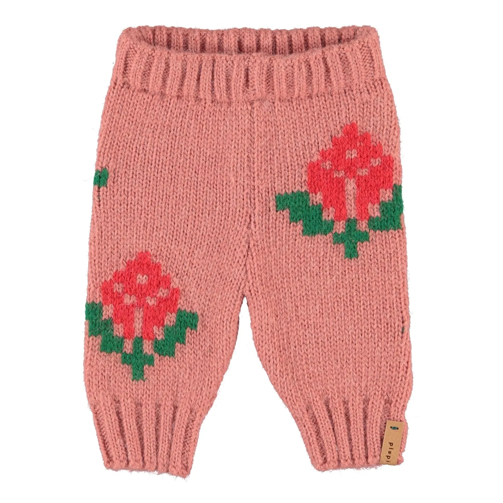 Piupiuchick - Leggings de Rejilla con Estampado Floral | Rosa
