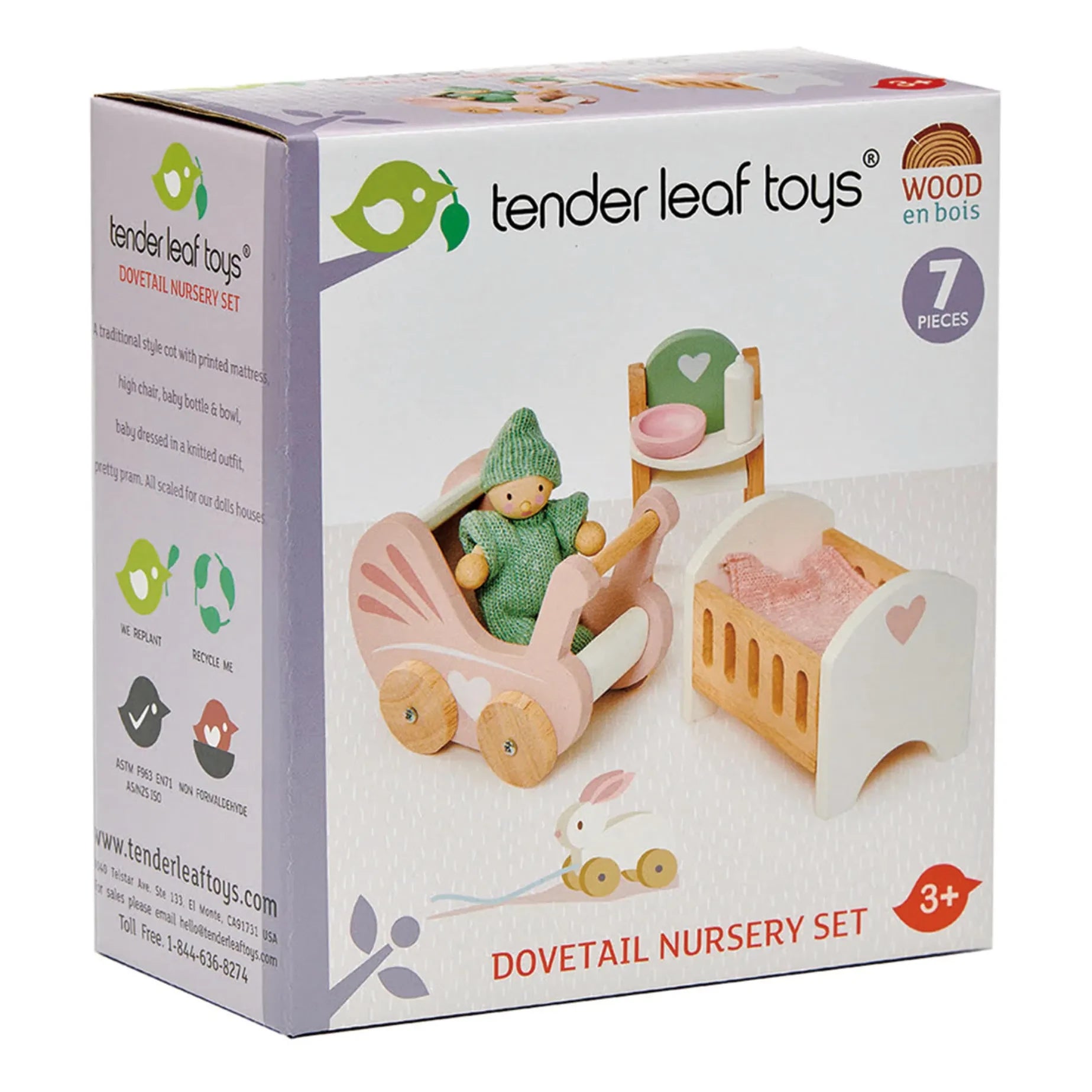 Tender Leaf Toys - Set de Muebles para Habitación Infantil de Casa de Muñecas