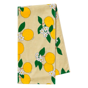 Tinycottons - Toalla de Playa Naranja Algodón Orgánico | Amarillo
