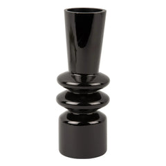 Present Time - Jarrón Liso Sparkle | Negro