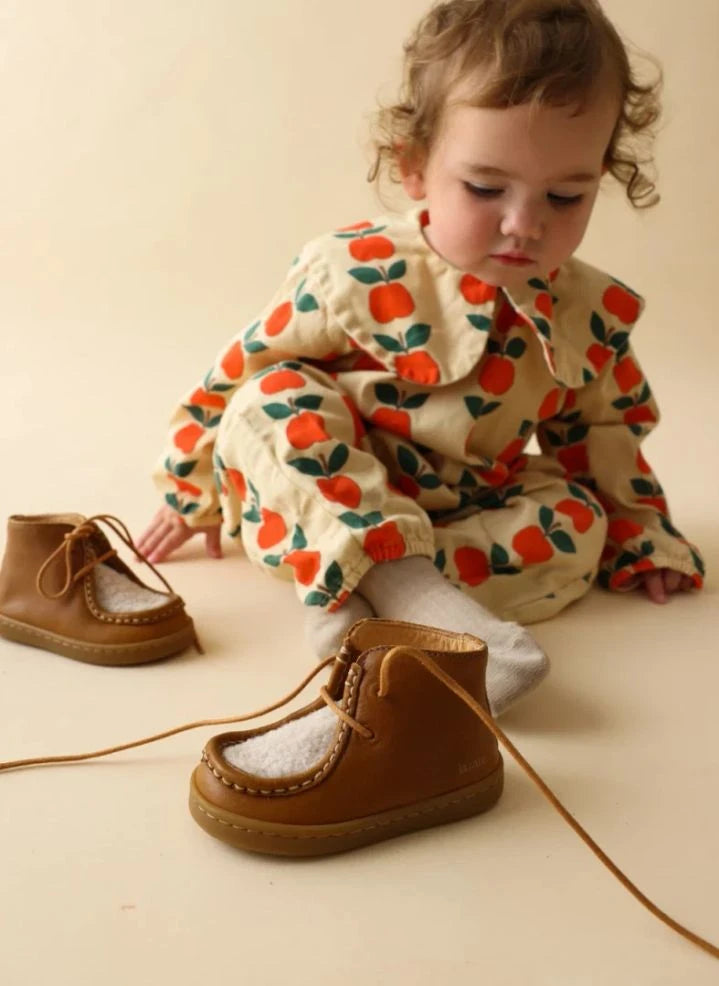 Lazare - Zapato de primeros pasos acolchado Octave | Camel
