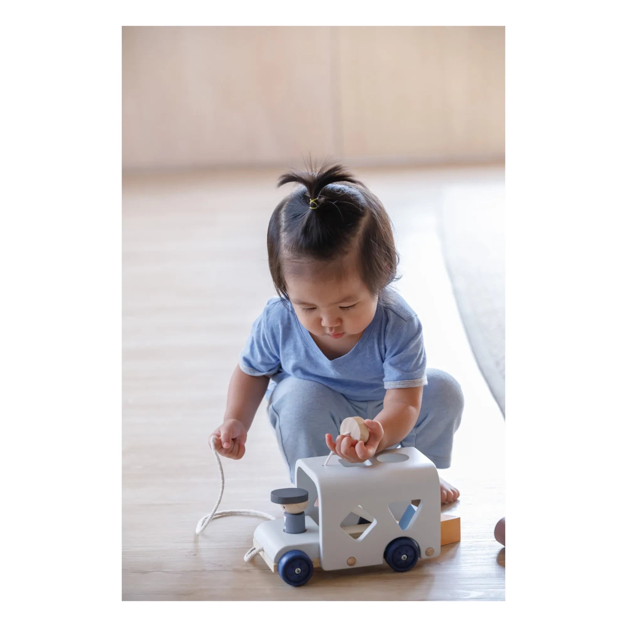 Plan Toys - Instrumento de clasificación de 3 formas de ternura