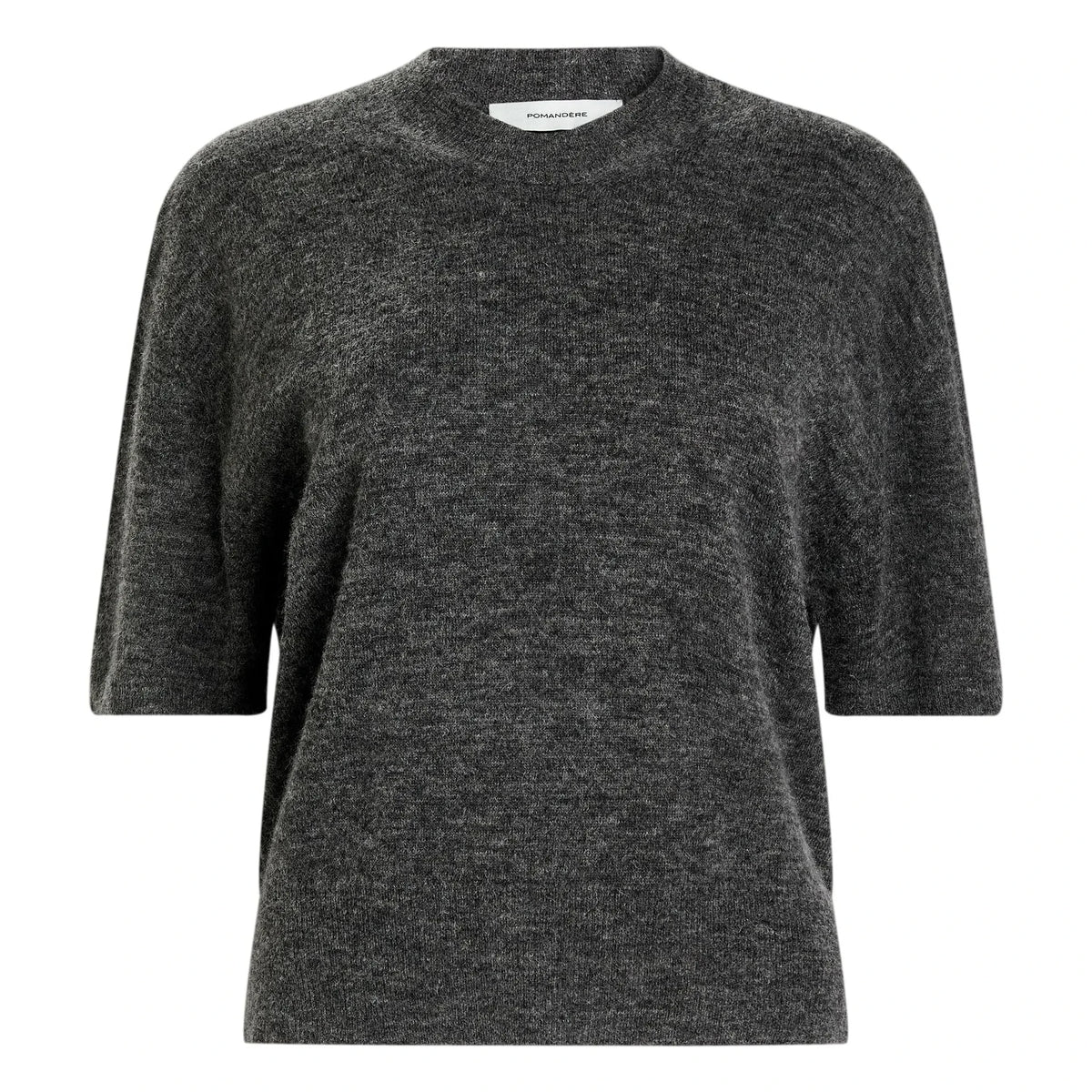 Pomandère - Suéter de alpaca de manga corta | Gris