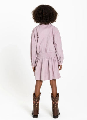Hundred Pieces - Enoha Stars Vestido | Rosa empolvado