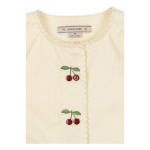 Konges Sløjd - Vestido de algodón orgánico Evia Cerises | Crema