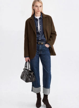 Vanessa Bruno - Marc Chaqueta de lana reversible | Chocolate