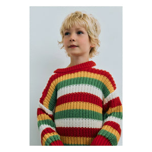the new society - Lantana Jersey a Rayas | Rojo