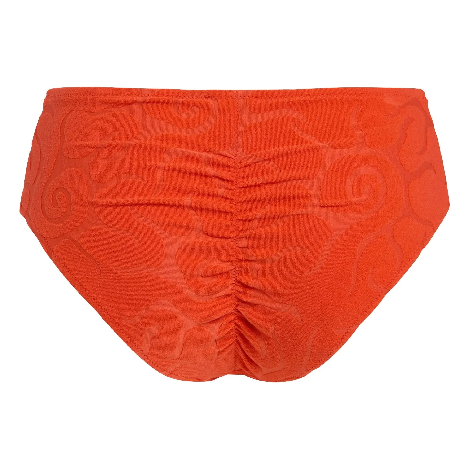OAS - Parte de Abajo de Bikini Texturizado Sunero Riva | Rojo