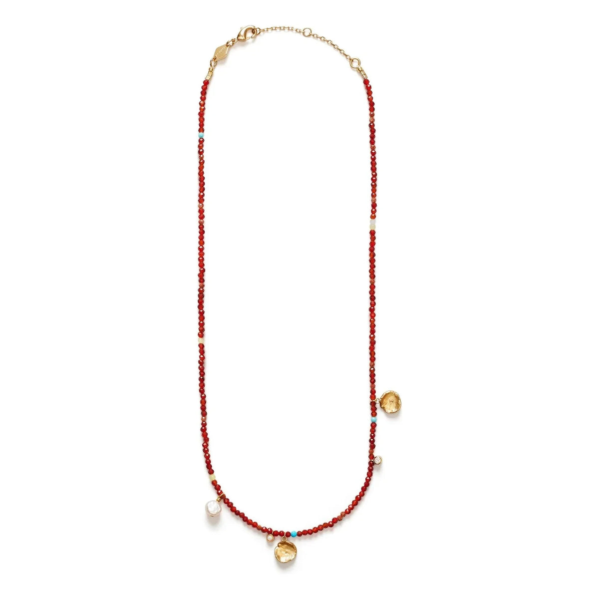 Anni Lu - Collar Harmony marrón | Rojo