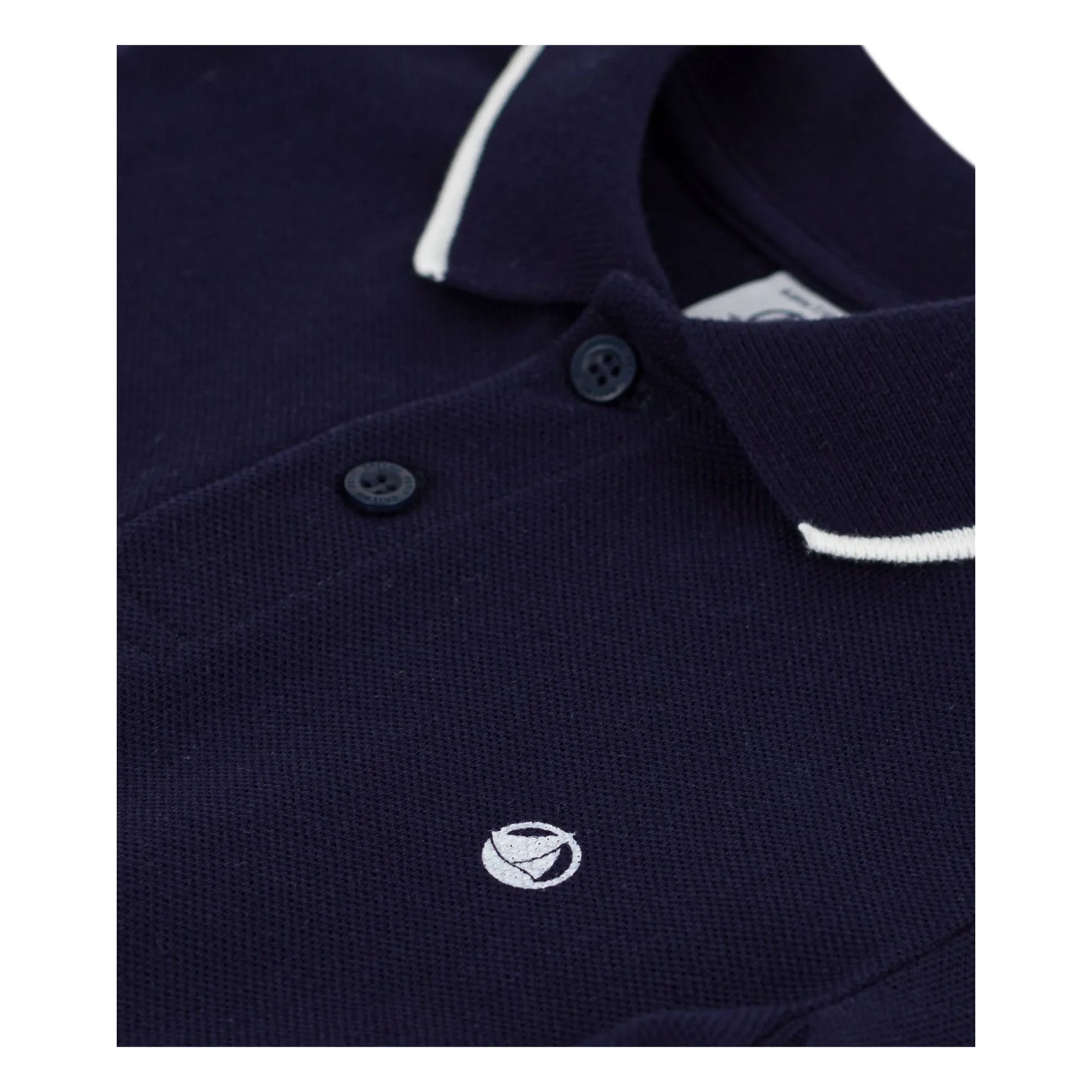 Petit Bateau - Polo de algodón orgánico | Azul noche