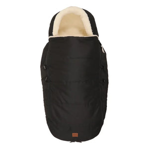 Kaiser - Saco de piel de oveja prémium para pies | Negro