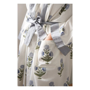 Scarlette Ateliers - Kimono blanco con estampado de amapolas Clark