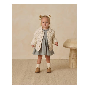 Quincy Mae - Chaqueta acolchada Fleurie de gasa de algodón orgánico | Crudo