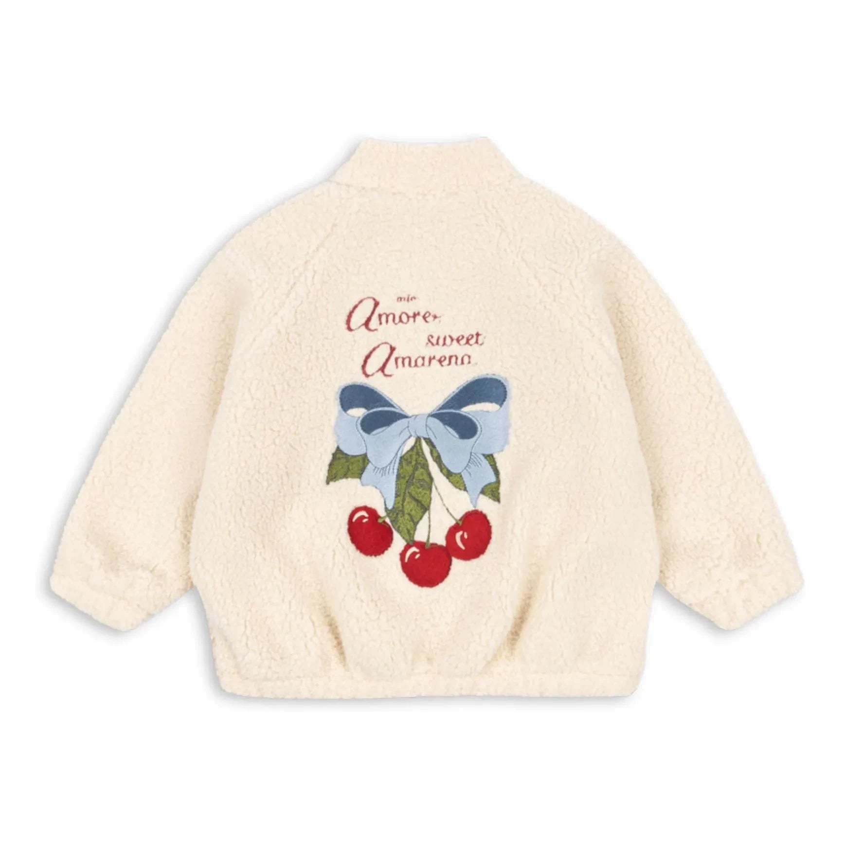 Konges Sløjd - Jazz Sherpa Chaqueta Cherry Fibras recicladas | Crema