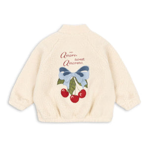 Konges Sløjd - Jazz Sherpa Chaqueta Cherry Fibras recicladas | Crema