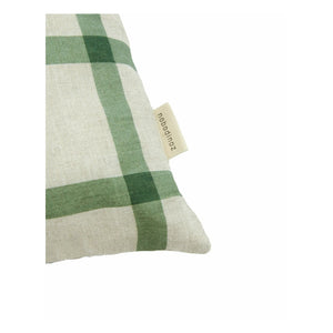 Nobodinoz - Cojín rectangular Oiseau Vibes - Lino francés | Verde