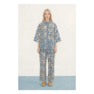 The Tiny Big Sister - Camisa de algodón | Azul
