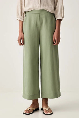 Pantalón de lino de mujer de pernera ancha Marc O'Polo